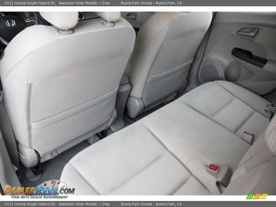 2011 Honda Insight Hybrid EX Alabaster Silver Metallic / Gray Photo #15