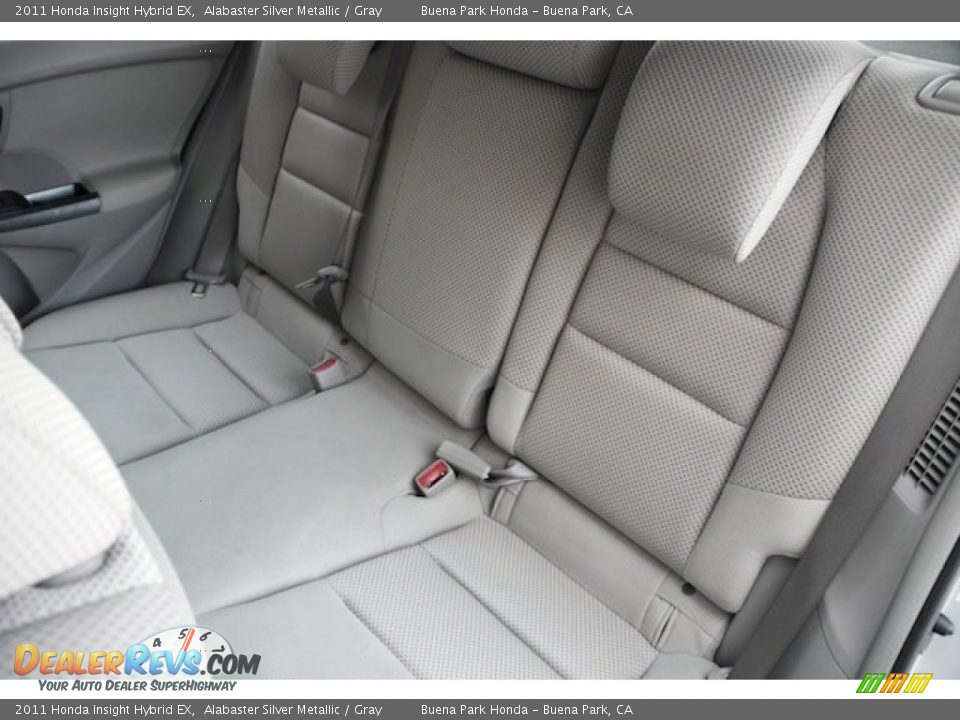 2011 Honda Insight Hybrid EX Alabaster Silver Metallic / Gray Photo #16