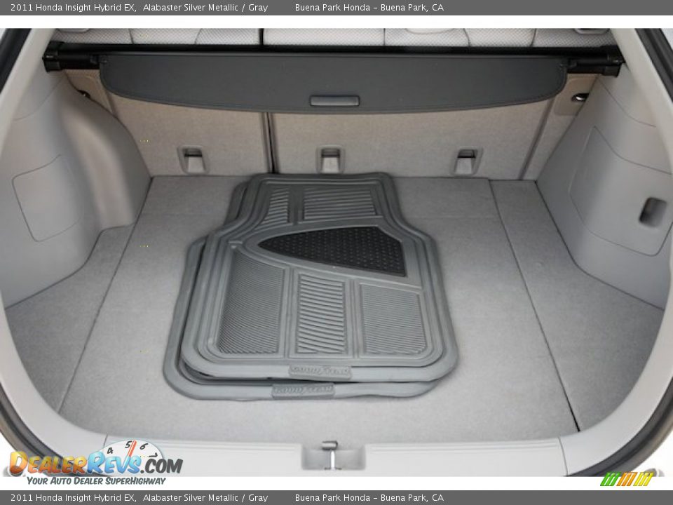 2011 Honda Insight Hybrid EX Alabaster Silver Metallic / Gray Photo #17