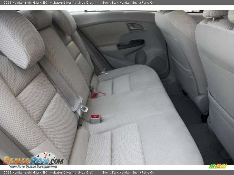 2011 Honda Insight Hybrid EX Alabaster Silver Metallic / Gray Photo #18