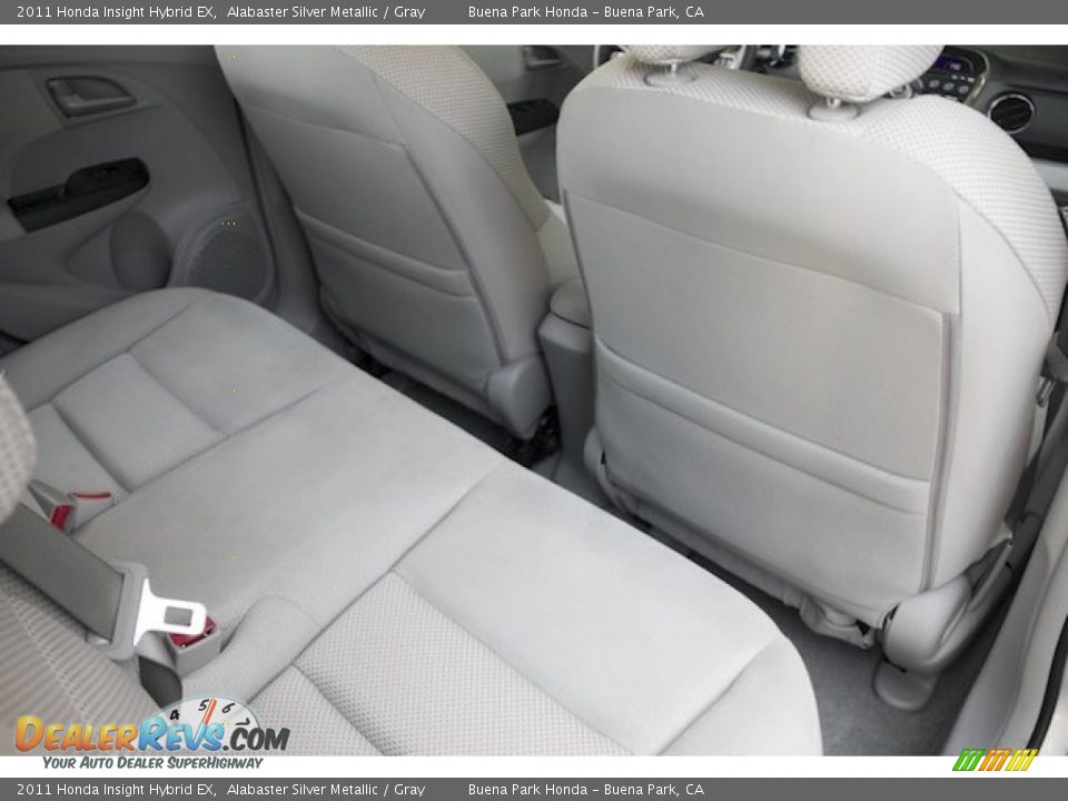 2011 Honda Insight Hybrid EX Alabaster Silver Metallic / Gray Photo #19