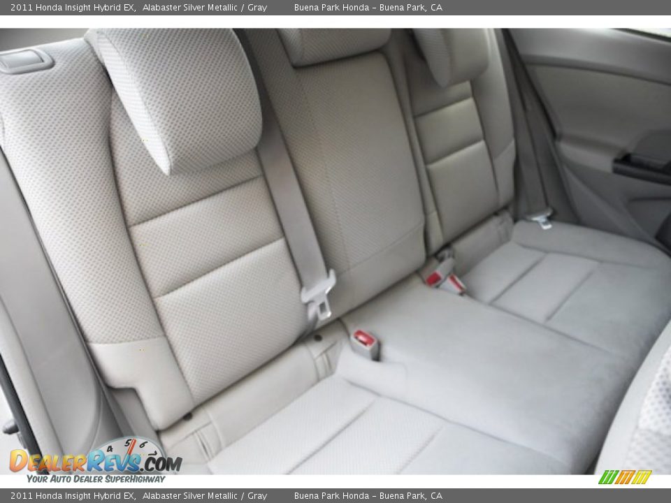 2011 Honda Insight Hybrid EX Alabaster Silver Metallic / Gray Photo #20
