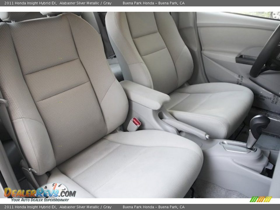 2011 Honda Insight Hybrid EX Alabaster Silver Metallic / Gray Photo #23
