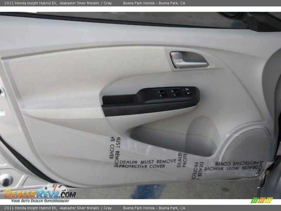 2011 Honda Insight Hybrid EX Alabaster Silver Metallic / Gray Photo #25