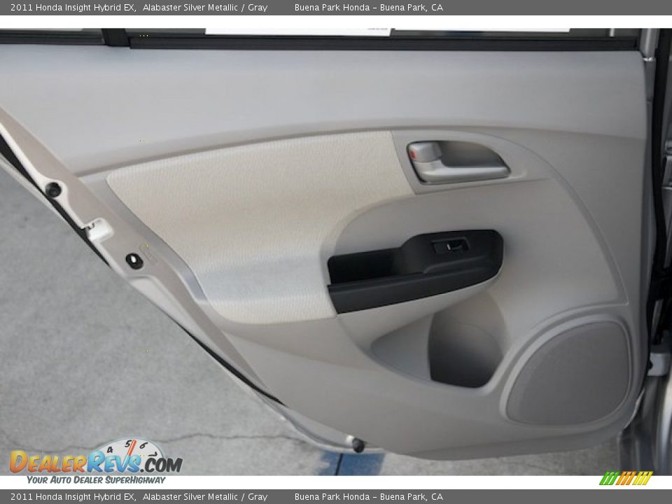 2011 Honda Insight Hybrid EX Alabaster Silver Metallic / Gray Photo #26