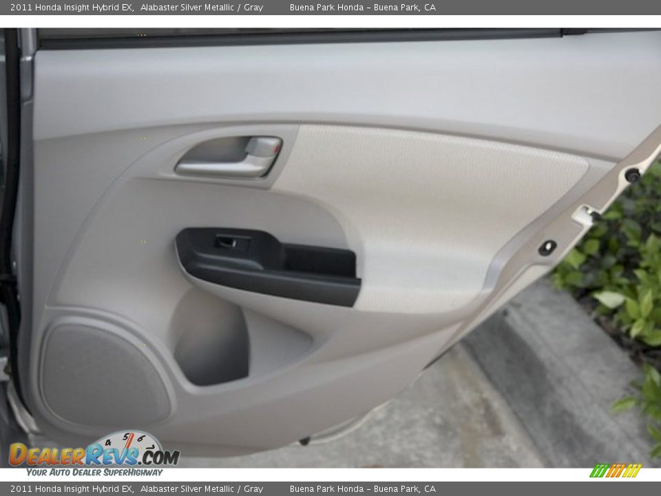 2011 Honda Insight Hybrid EX Alabaster Silver Metallic / Gray Photo #27