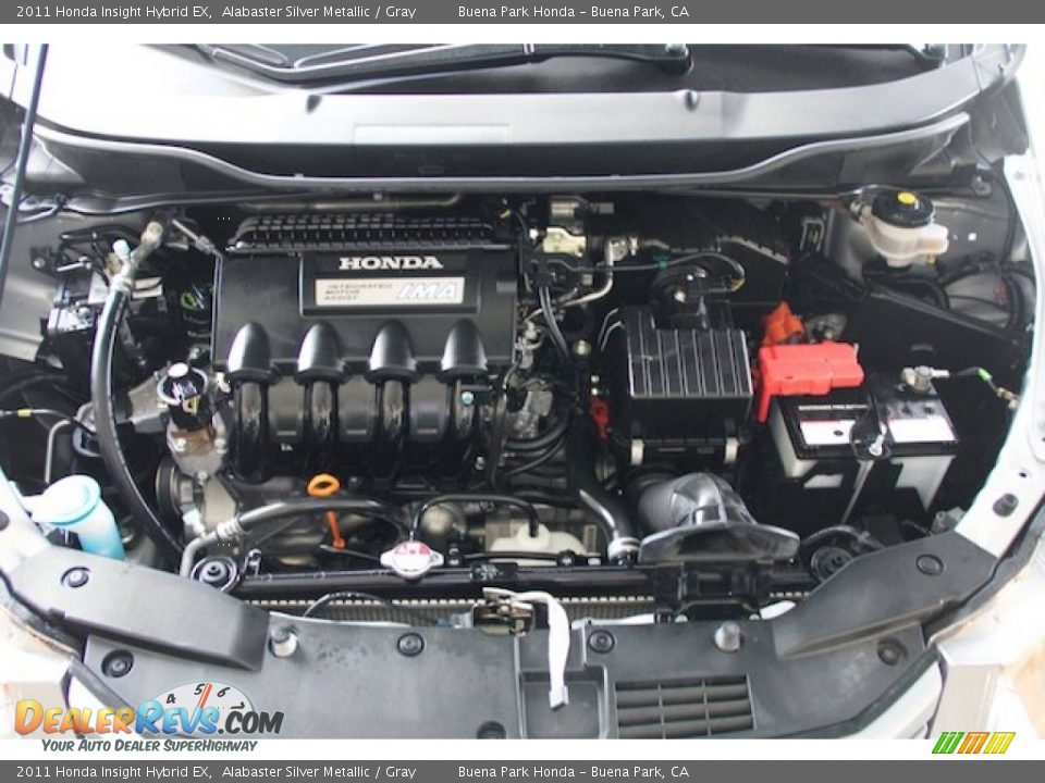 2011 Honda Insight Hybrid EX Alabaster Silver Metallic / Gray Photo #29