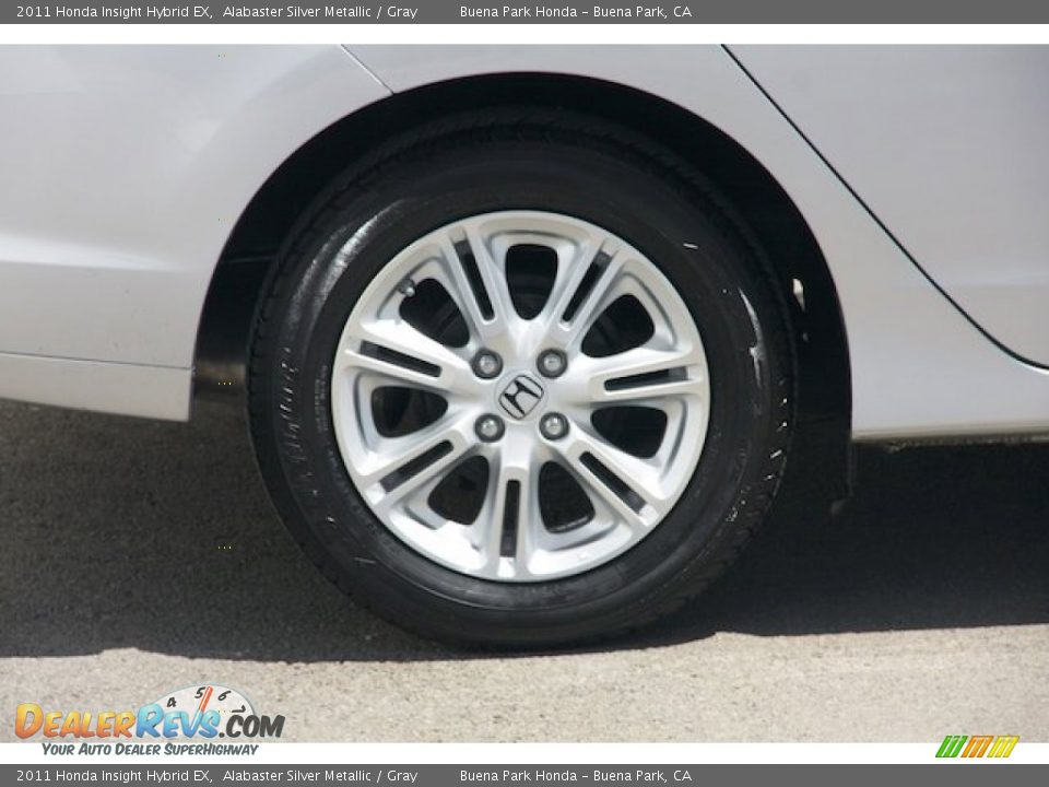 2011 Honda Insight Hybrid EX Alabaster Silver Metallic / Gray Photo #30