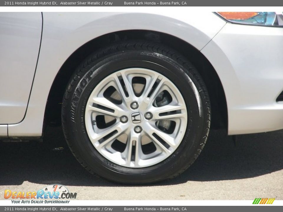 2011 Honda Insight Hybrid EX Alabaster Silver Metallic / Gray Photo #31