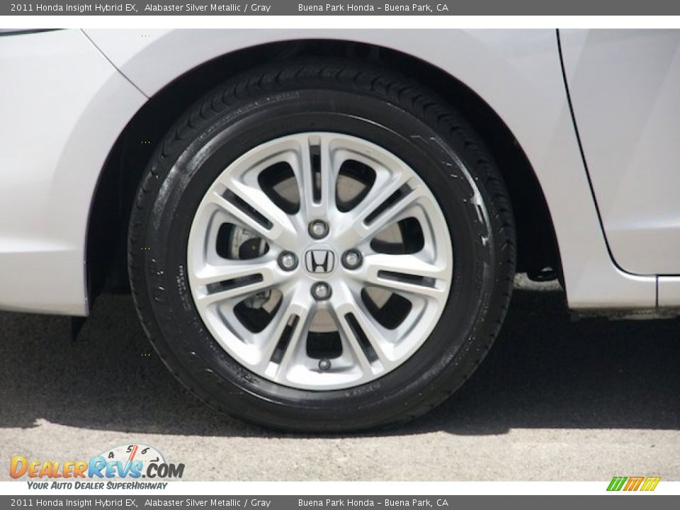 2011 Honda Insight Hybrid EX Alabaster Silver Metallic / Gray Photo #33