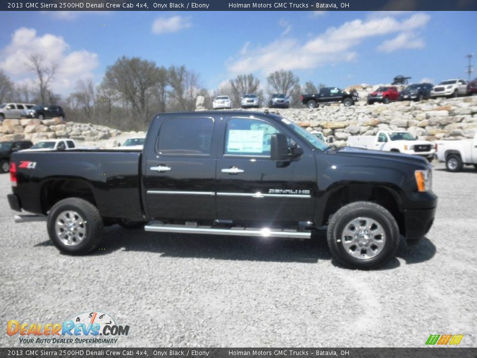2013 GMC Sierra 2500HD Denali Crew Cab 4x4 Onyx Black / Ebony Photo #1