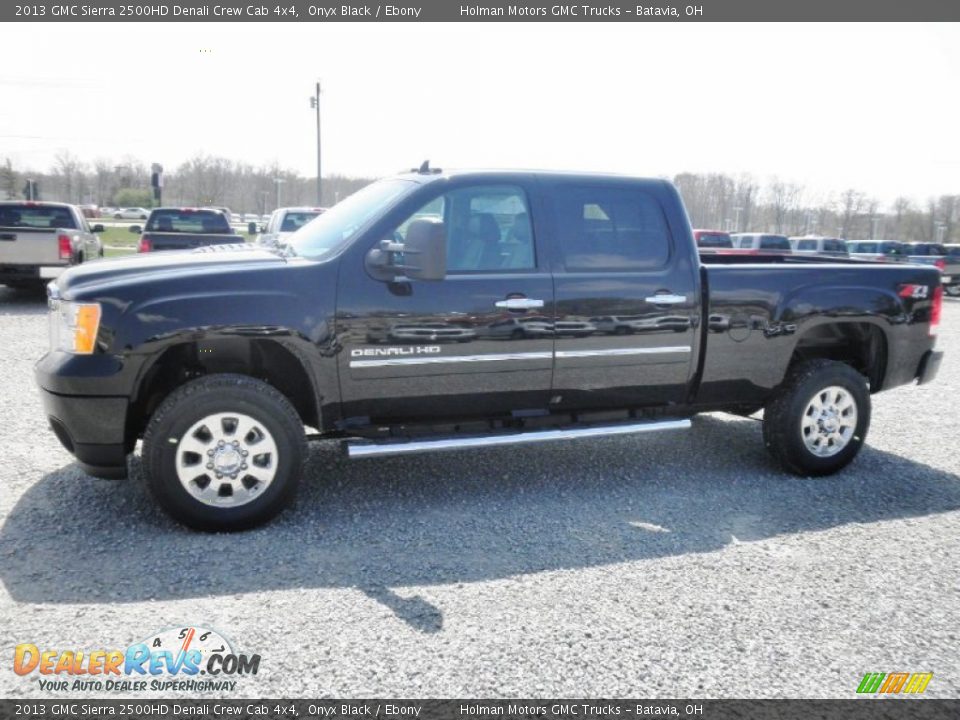 2013 GMC Sierra 2500HD Denali Crew Cab 4x4 Onyx Black / Ebony Photo #4
