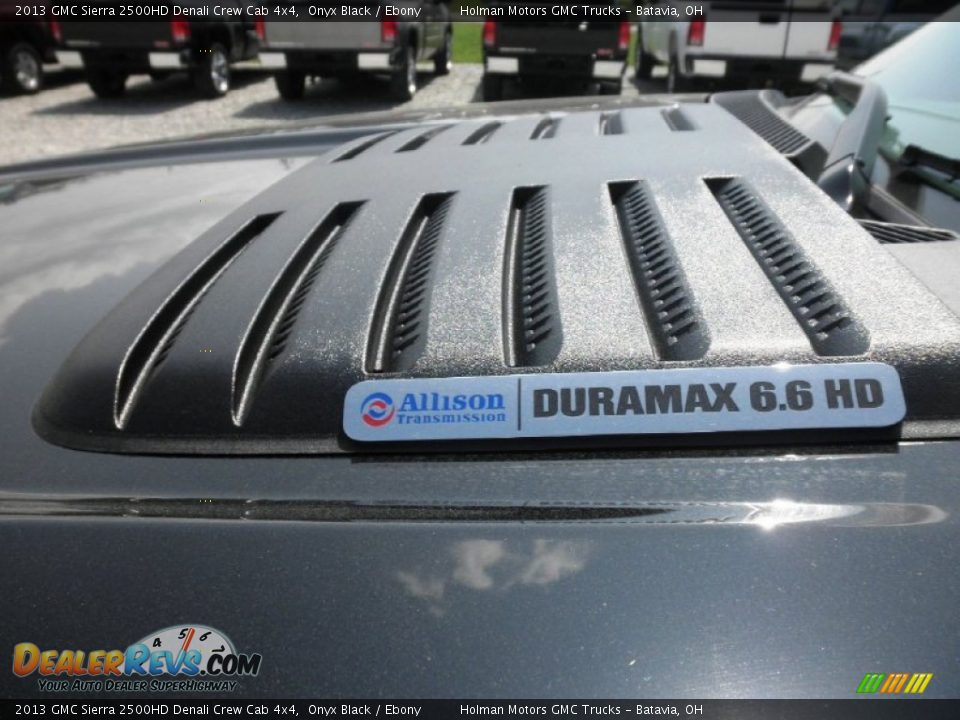 2013 GMC Sierra 2500HD Denali Crew Cab 4x4 Onyx Black / Ebony Photo #5