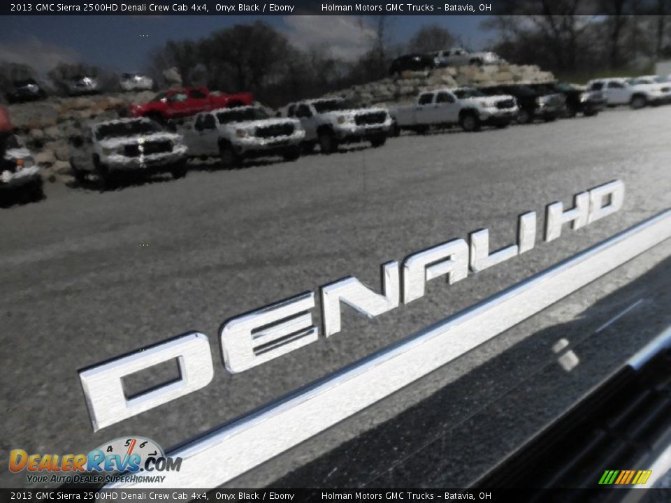 2013 GMC Sierra 2500HD Denali Crew Cab 4x4 Onyx Black / Ebony Photo #6