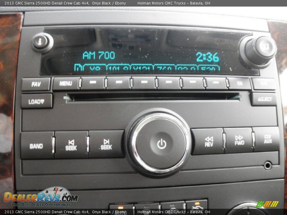 2013 GMC Sierra 2500HD Denali Crew Cab 4x4 Onyx Black / Ebony Photo #9