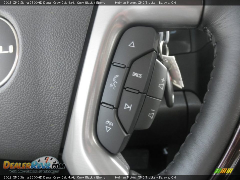 2013 GMC Sierra 2500HD Denali Crew Cab 4x4 Onyx Black / Ebony Photo #12