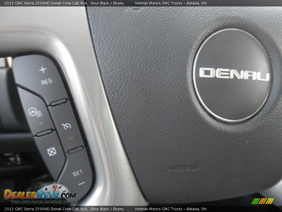 2013 GMC Sierra 2500HD Denali Crew Cab 4x4 Onyx Black / Ebony Photo #13