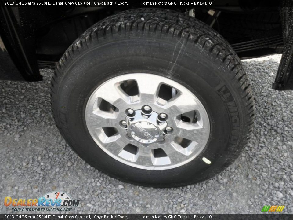 2013 GMC Sierra 2500HD Denali Crew Cab 4x4 Onyx Black / Ebony Photo #21
