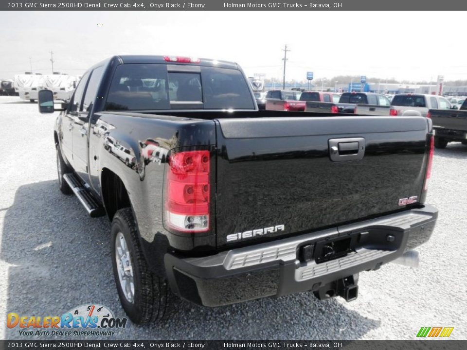 2013 GMC Sierra 2500HD Denali Crew Cab 4x4 Onyx Black / Ebony Photo #22