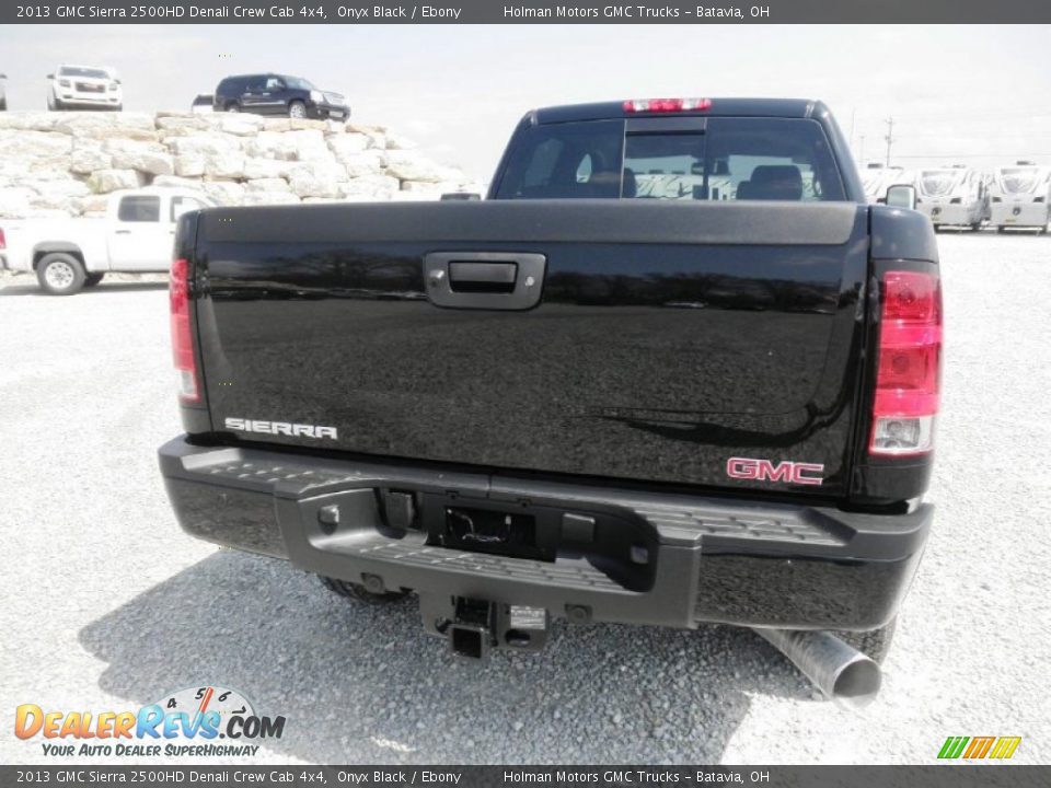 2013 GMC Sierra 2500HD Denali Crew Cab 4x4 Onyx Black / Ebony Photo #23