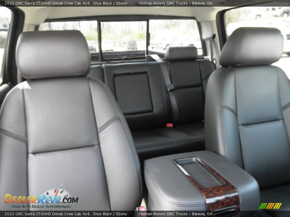 2013 GMC Sierra 2500HD Denali Crew Cab 4x4 Onyx Black / Ebony Photo #27