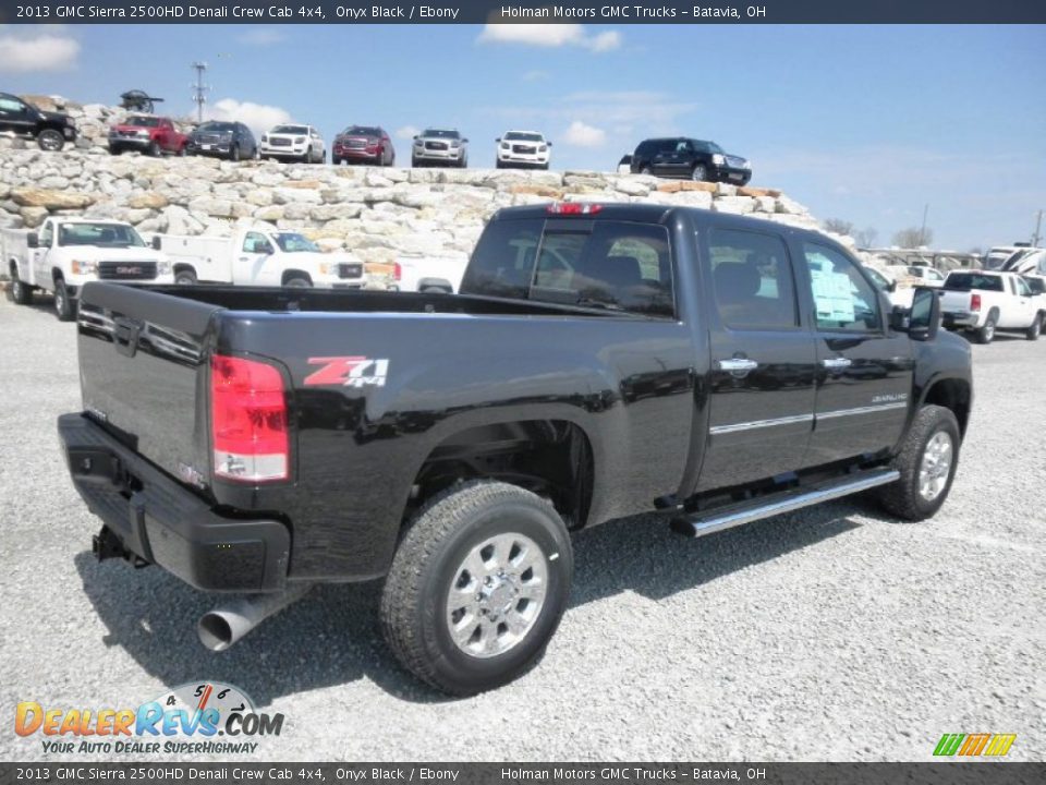 2013 GMC Sierra 2500HD Denali Crew Cab 4x4 Onyx Black / Ebony Photo #29