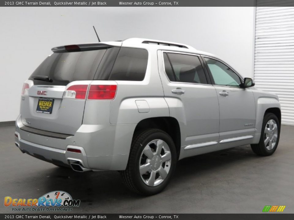 2013 GMC Terrain Denali Quicksilver Metallic / Jet Black Photo #3