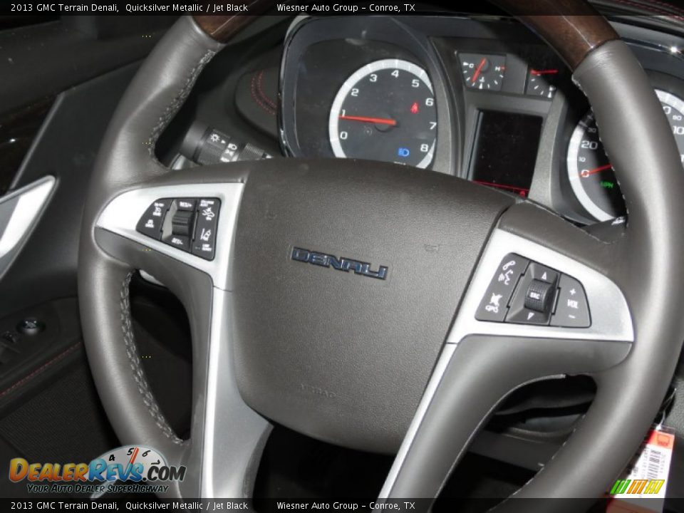 2013 GMC Terrain Denali Quicksilver Metallic / Jet Black Photo #5