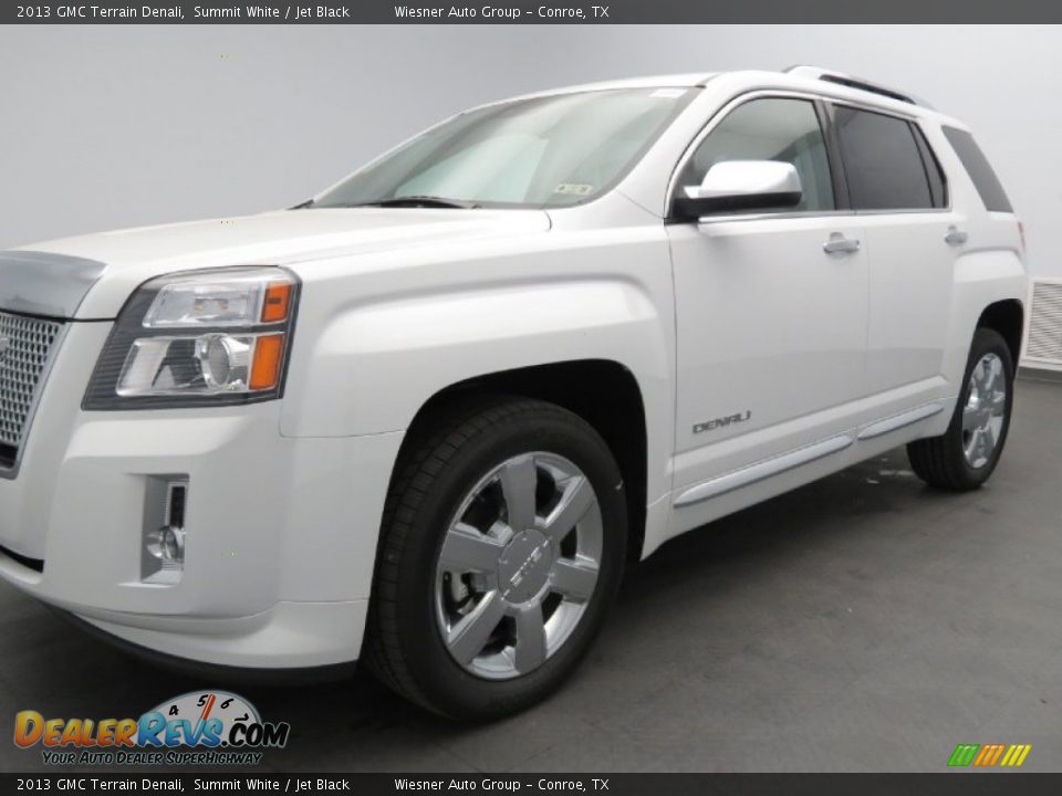 2013 GMC Terrain Denali Summit White / Jet Black Photo #2
