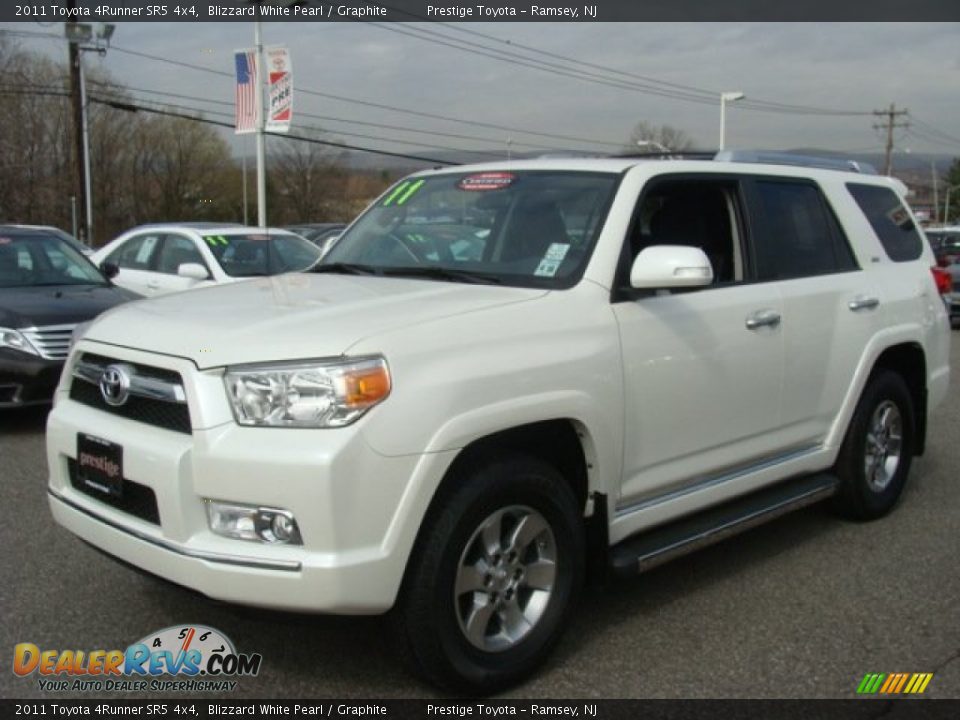 2011 Toyota 4Runner SR5 4x4 Blizzard White Pearl / Graphite Photo #3