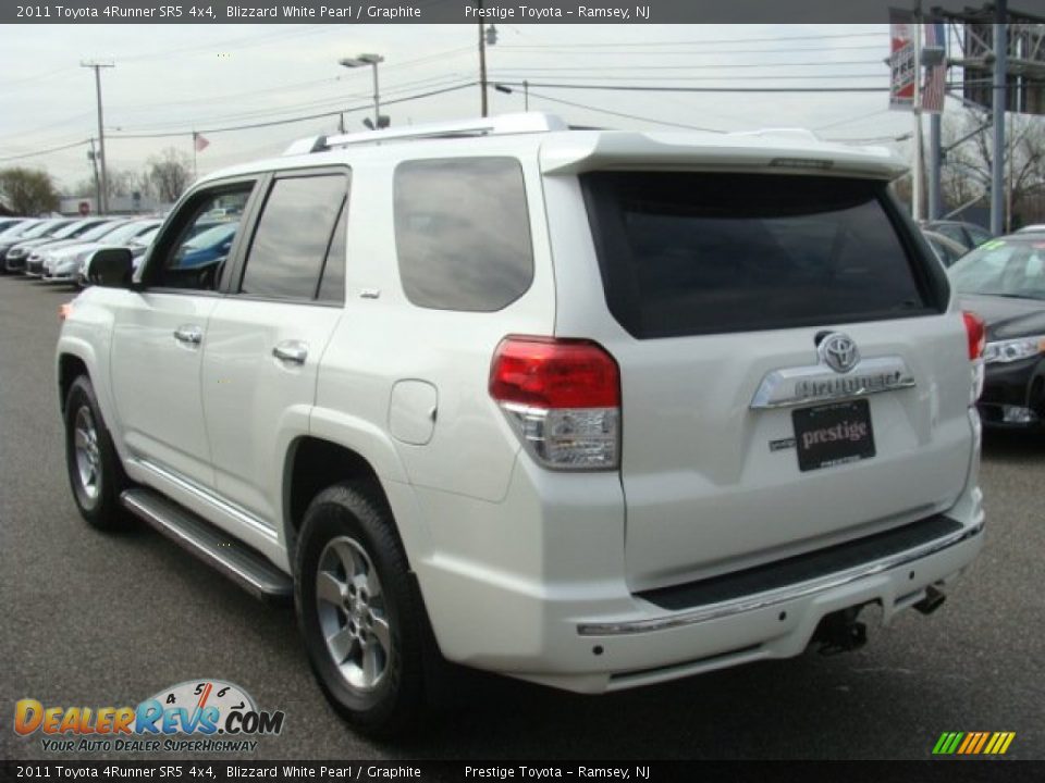 2011 Toyota 4Runner SR5 4x4 Blizzard White Pearl / Graphite Photo #4