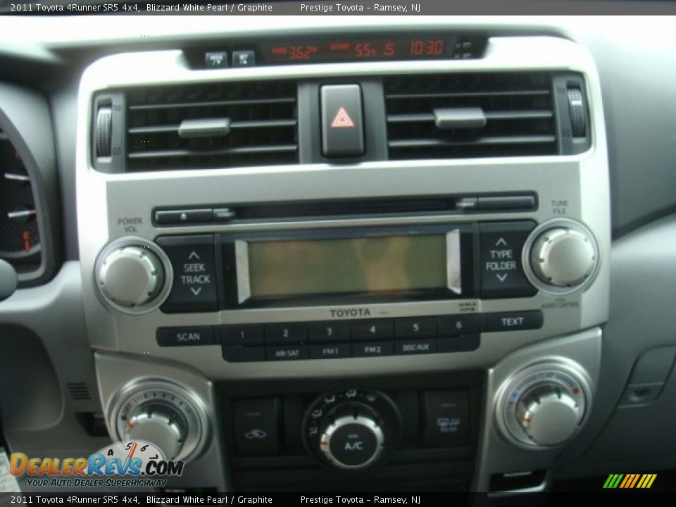 2011 Toyota 4Runner SR5 4x4 Blizzard White Pearl / Graphite Photo #11