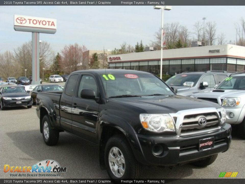 2010 Toyota Tacoma SR5 Access Cab 4x4 Black Sand Pearl / Graphite Photo #1