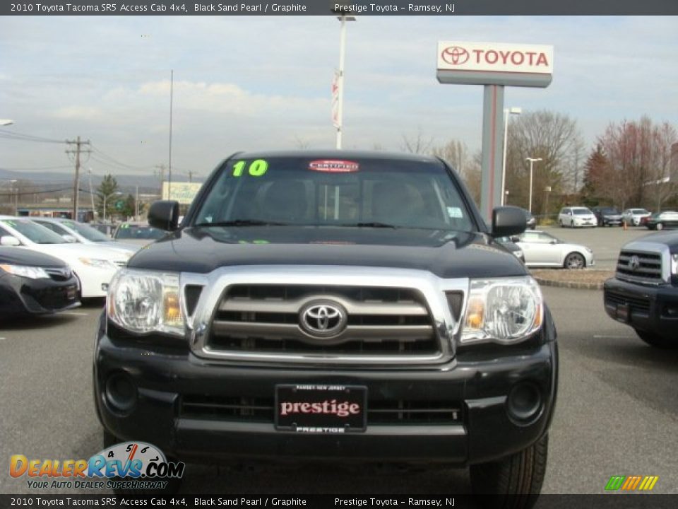 2010 Toyota Tacoma SR5 Access Cab 4x4 Black Sand Pearl / Graphite Photo #2