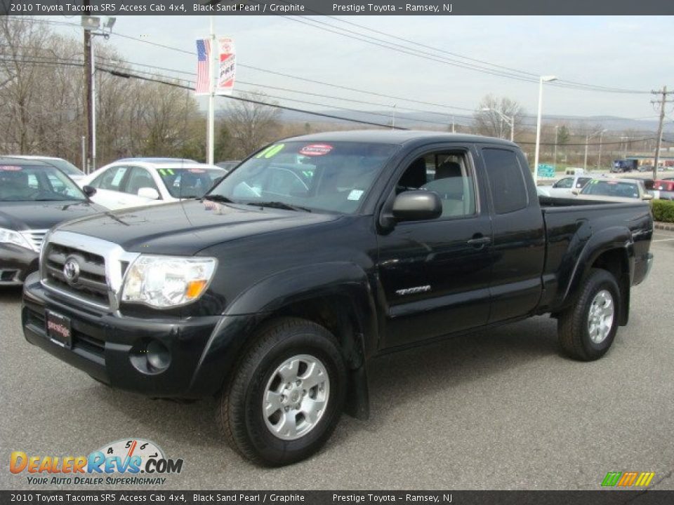 2010 Toyota Tacoma SR5 Access Cab 4x4 Black Sand Pearl / Graphite Photo #3