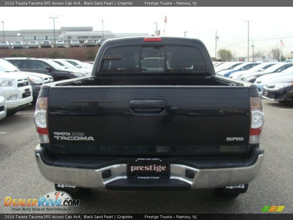 2010 Toyota Tacoma SR5 Access Cab 4x4 Black Sand Pearl / Graphite Photo #5