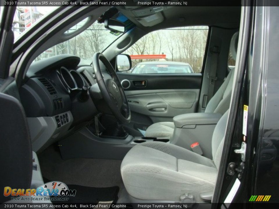 2010 Toyota Tacoma SR5 Access Cab 4x4 Black Sand Pearl / Graphite Photo #7