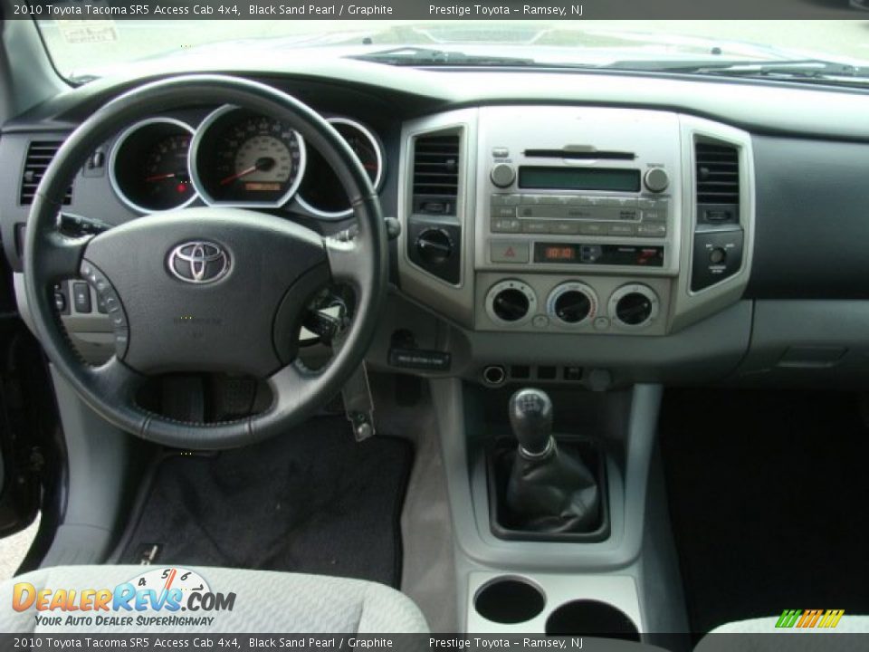 2010 Toyota Tacoma SR5 Access Cab 4x4 Black Sand Pearl / Graphite Photo #9
