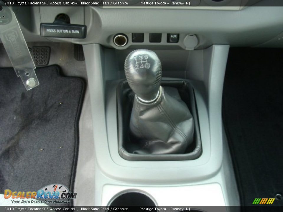2010 Toyota Tacoma SR5 Access Cab 4x4 Black Sand Pearl / Graphite Photo #12
