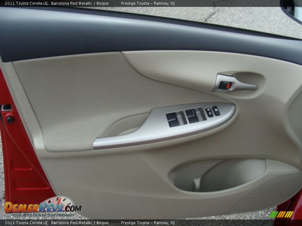 2011 Toyota Corolla LE Barcelona Red Metallic / Bisque Photo #6
