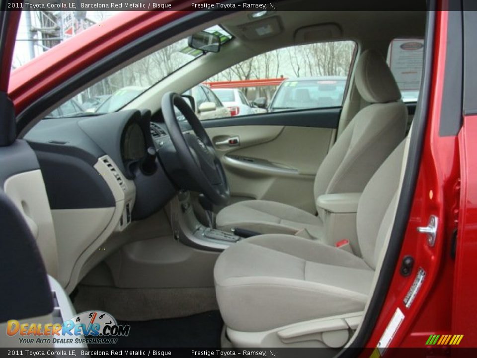 2011 Toyota Corolla LE Barcelona Red Metallic / Bisque Photo #7
