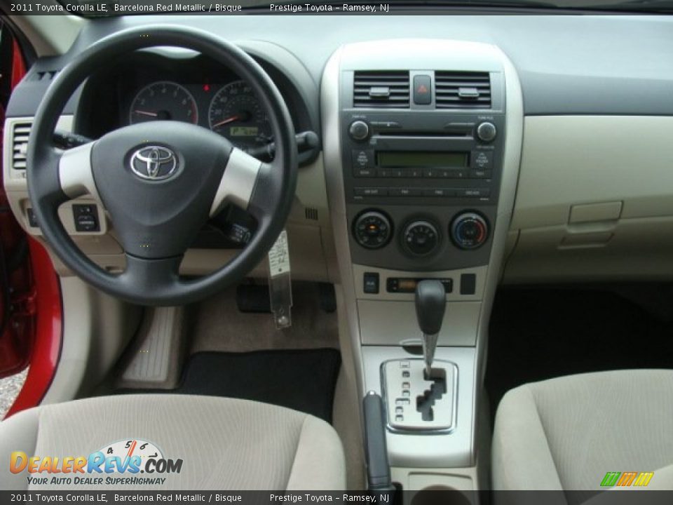 2011 Toyota Corolla LE Barcelona Red Metallic / Bisque Photo #9