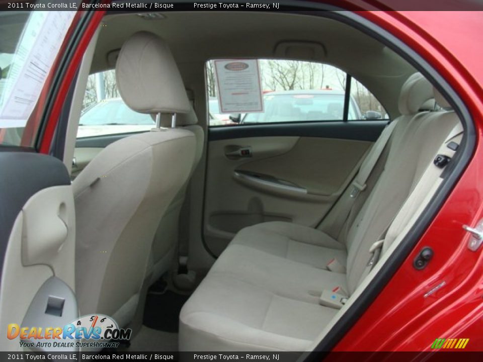 2011 Toyota Corolla LE Barcelona Red Metallic / Bisque Photo #13