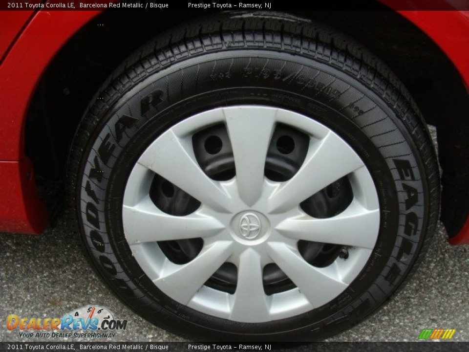 2011 Toyota Corolla LE Barcelona Red Metallic / Bisque Photo #14