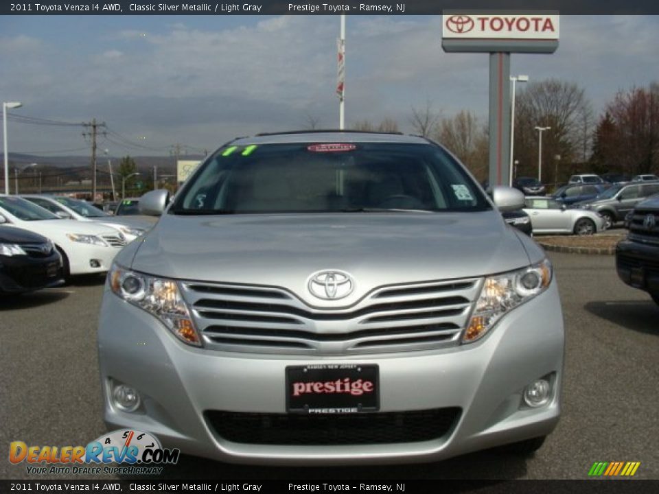 2011 Toyota Venza I4 AWD Classic Silver Metallic / Light Gray Photo #2