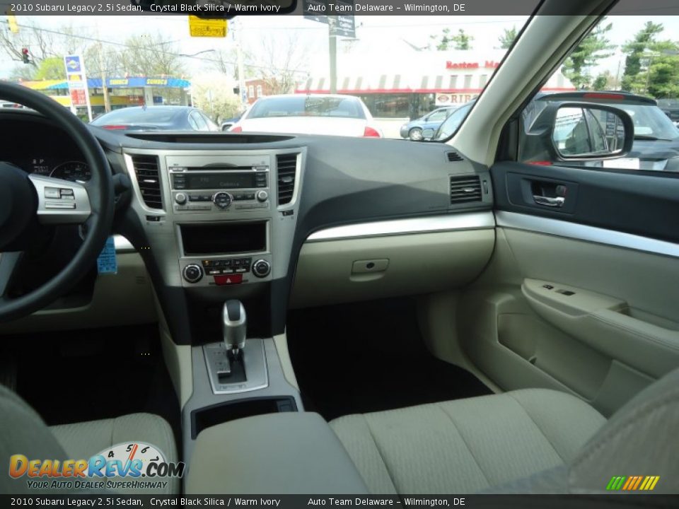 2010 Subaru Legacy 2.5i Sedan Crystal Black Silica / Warm Ivory Photo #32