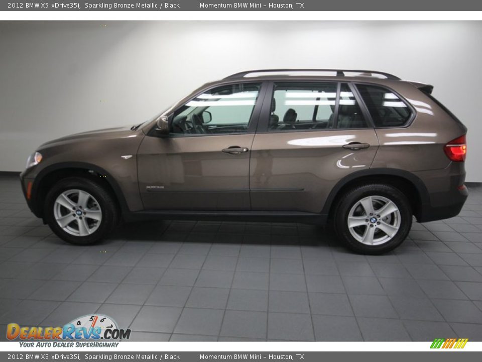 2012 BMW X5 xDrive35i Sparkling Bronze Metallic / Black Photo #2