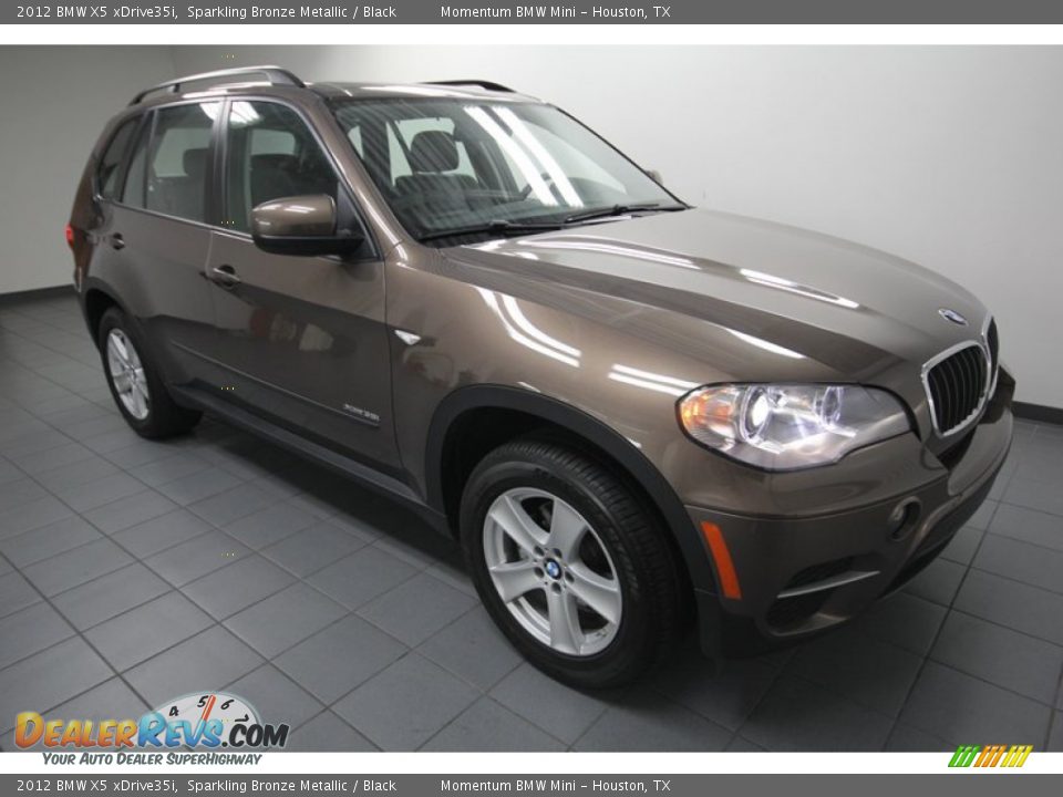 2012 BMW X5 xDrive35i Sparkling Bronze Metallic / Black Photo #8