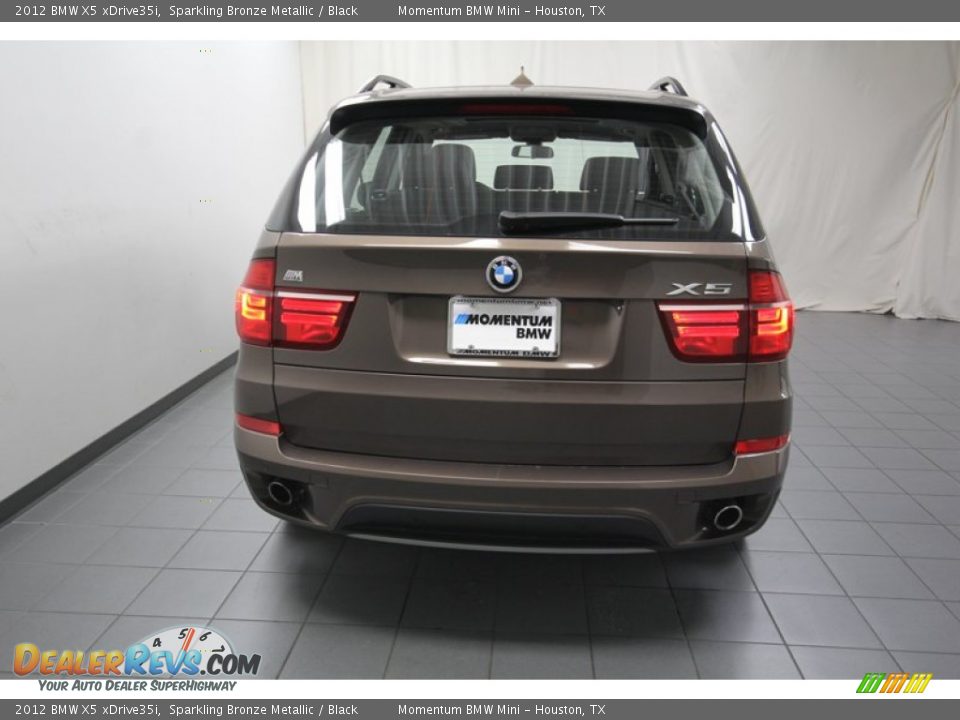 2012 BMW X5 xDrive35i Sparkling Bronze Metallic / Black Photo #12