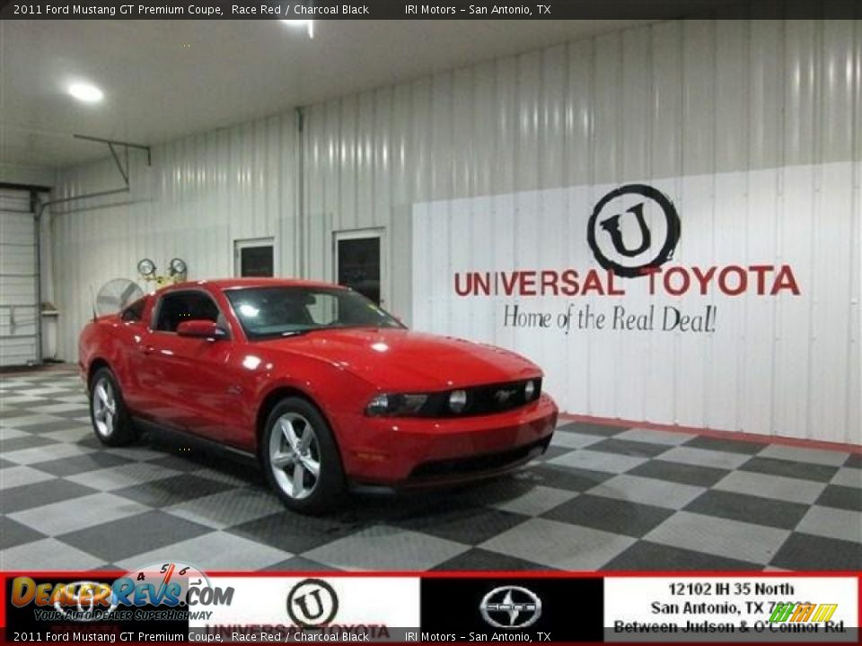 2011 Ford Mustang GT Premium Coupe Race Red / Charcoal Black Photo #1